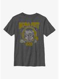 Star Wars The Book Of Boba Fett Big Boba Youth T-Shirt, CHAR HTR, hi-res