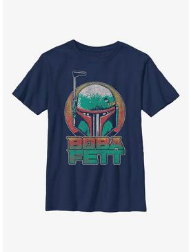 Star Wars Boba Fett Circle Youth T-Shirt, , hi-res