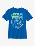 Star Wars The Book Of Boba Fett Rainbow Fett Youth T-Shirt, ROYAL, hi-res