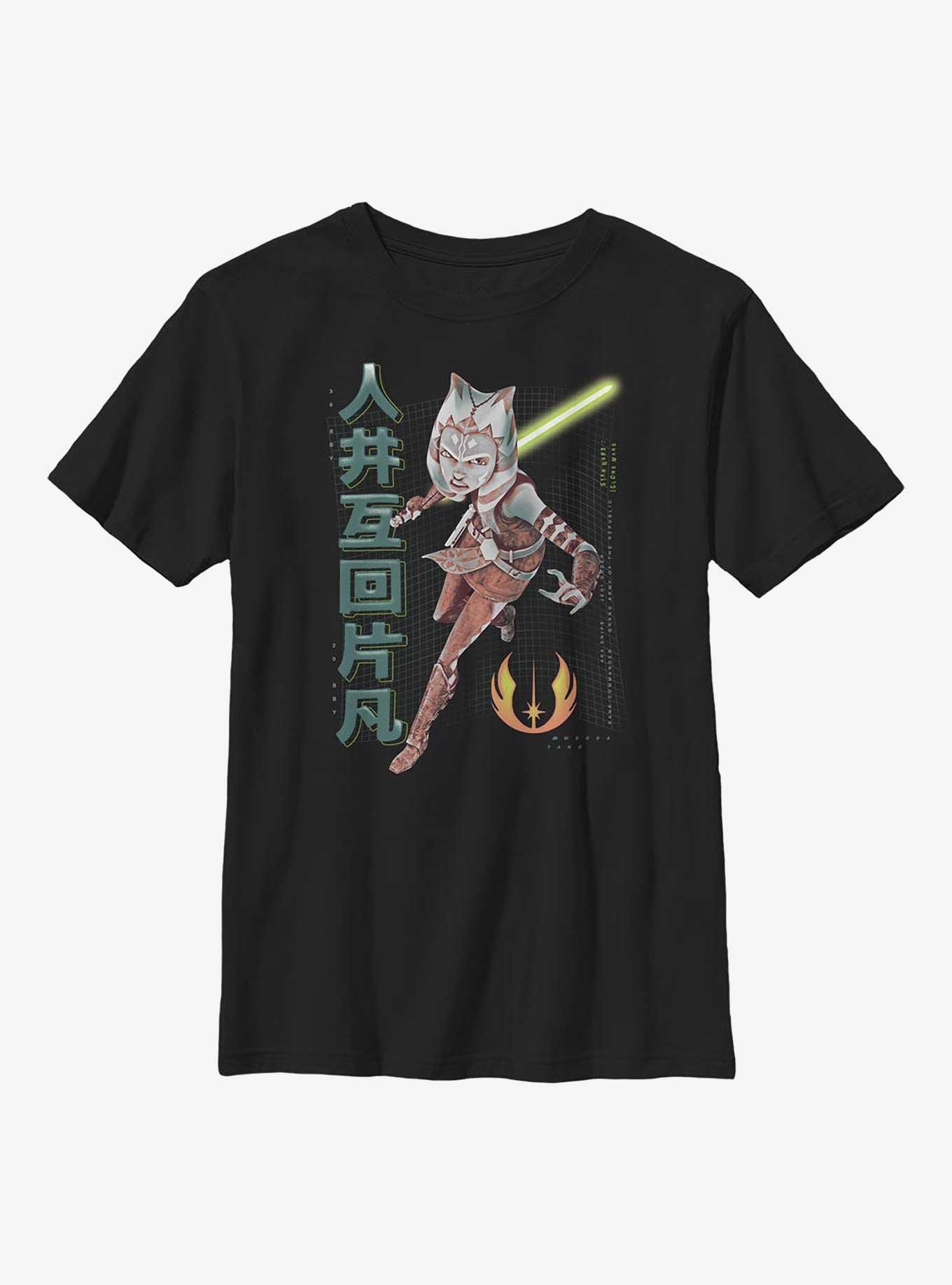 Star Wars The Clone Wars Ahsoka Meta Crew Youth T-Shirt, , hi-res