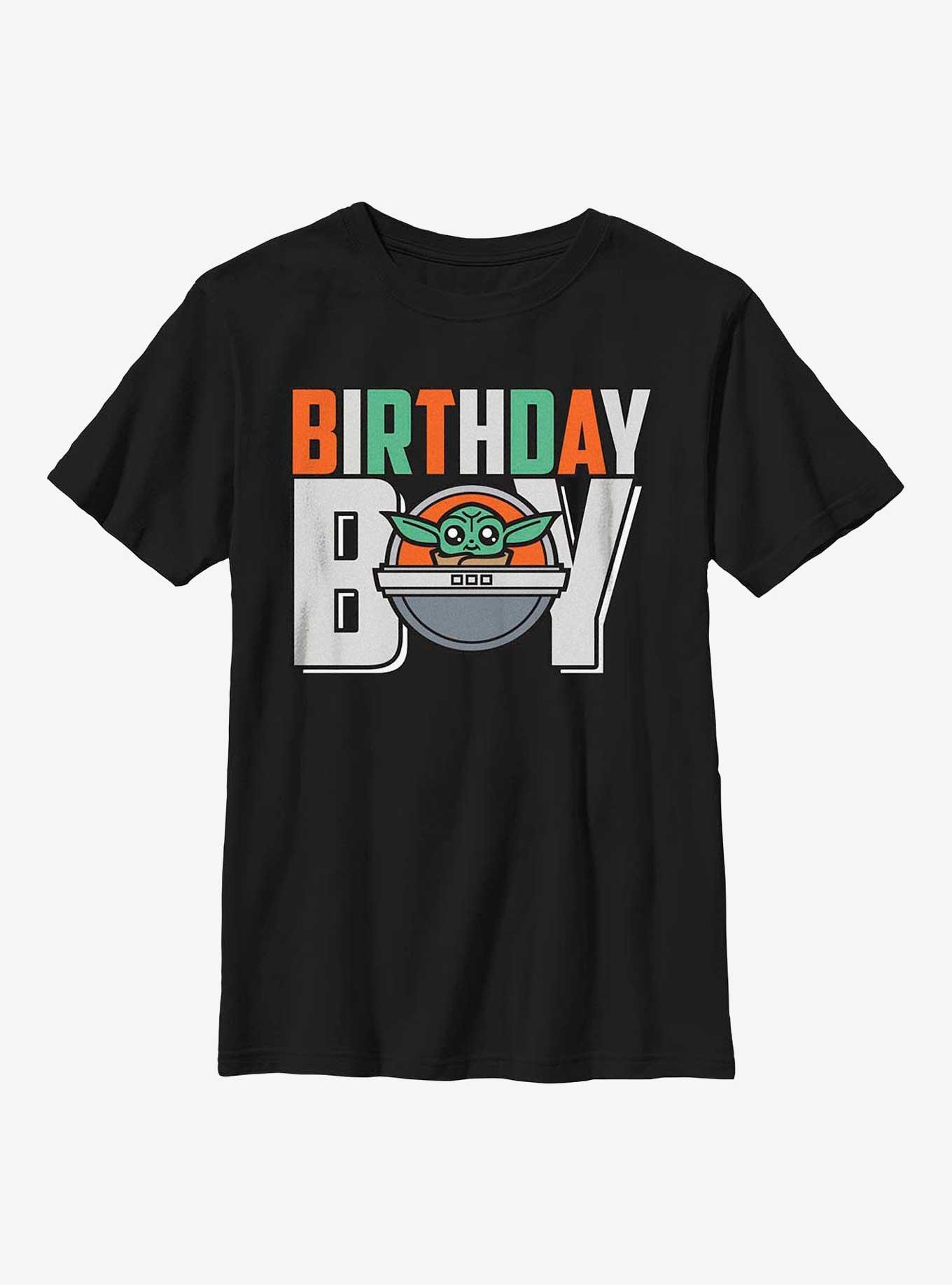 Star Wars The Mandalorian Birthday Boy Grogu Youth T-Shirt, , hi-res