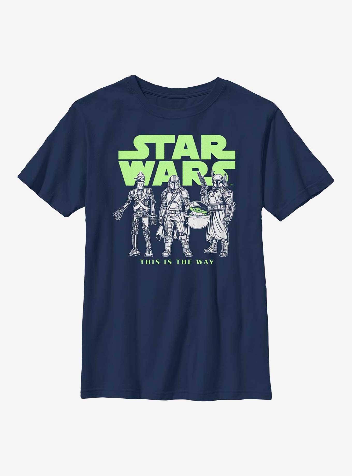 Star Wars The Mandalorian Logo Lineup Youth T-Shirt, , hi-res