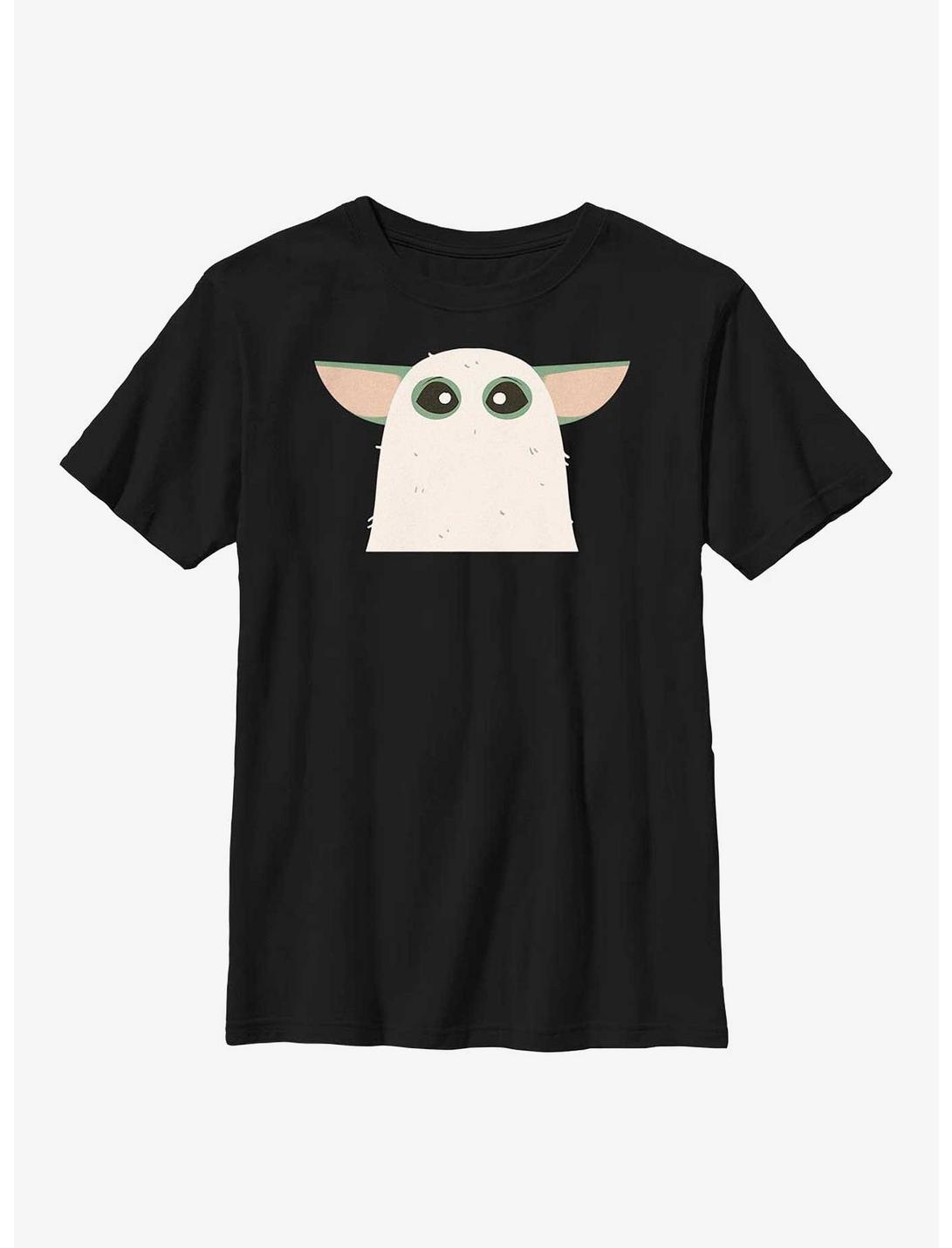 Star Wars The Mandalorian Ghost Child Youth T-Shirt, BLACK, hi-res