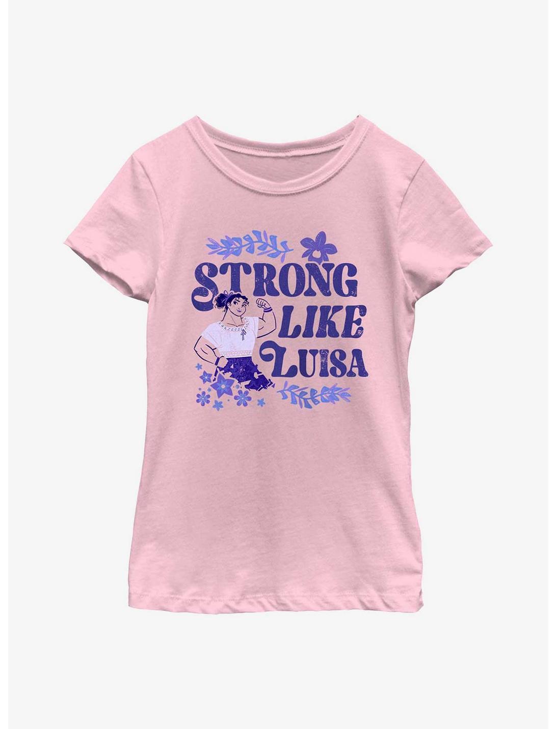 Disney Encanto Strong Like Luisa Youth Girls T-Shirt, PINK, hi-res