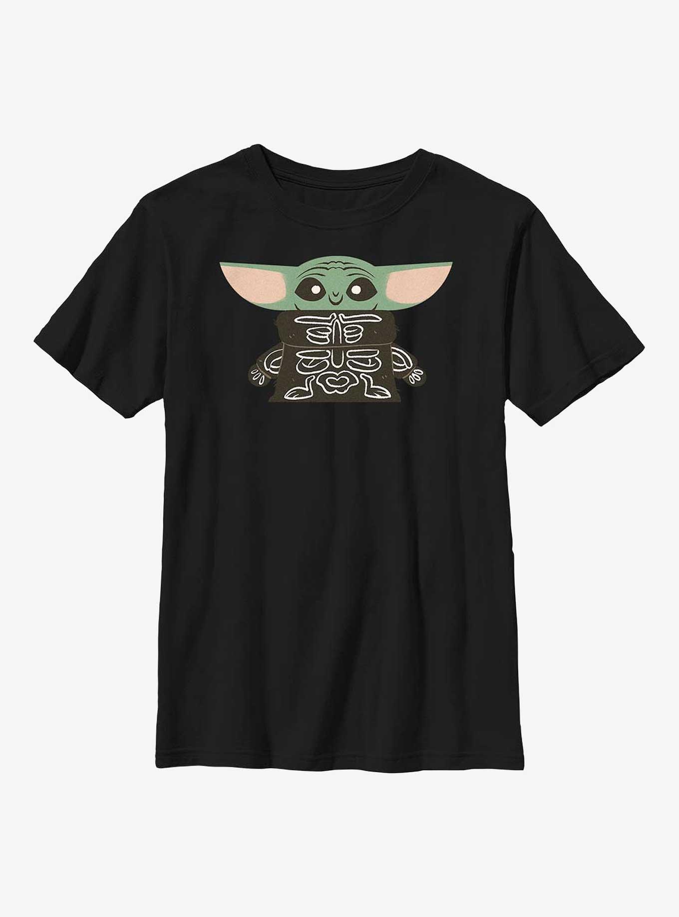 Star Wars The Mandalorian Skeleton Grogu Youth T-Shirt, , hi-res