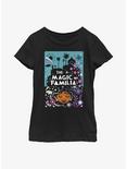 Disney Encanto Magic of Familia Poster Youth Girls T-Shirt, BLACK, hi-res