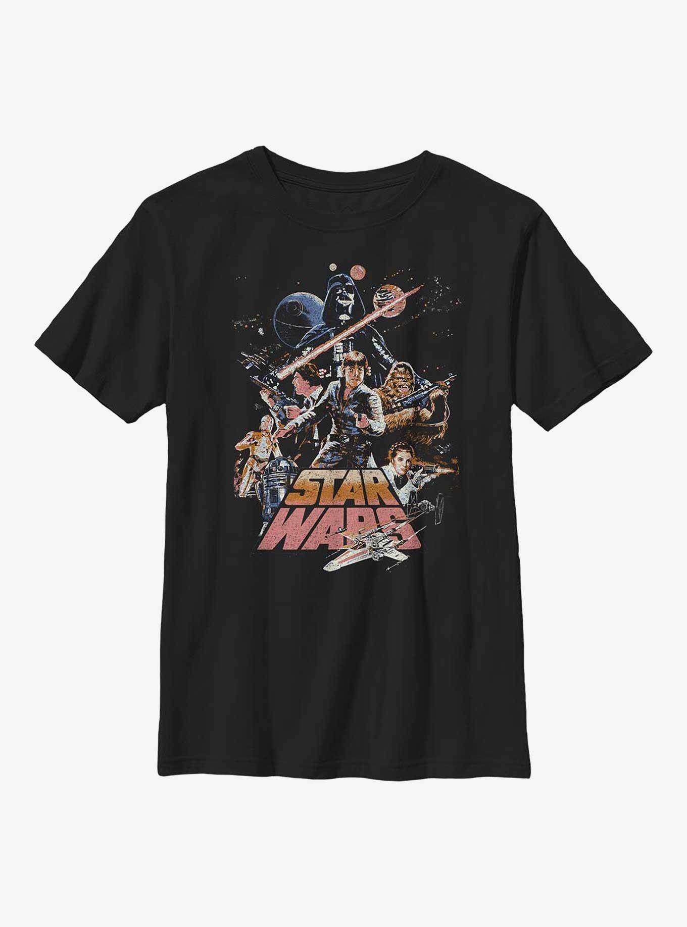 Star Wars Stand And Fight Youth T-Shirt, BLACK, hi-res