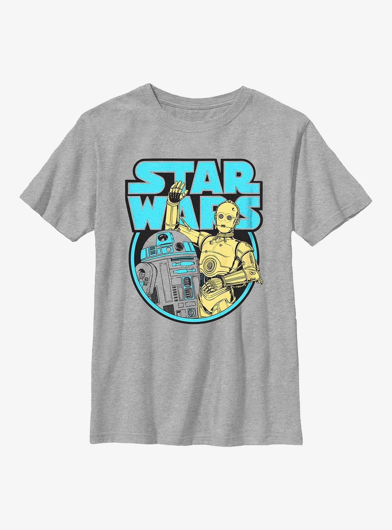 Star Wars Droid Badge Youth T-Shirt, ATH HTR, hi-res