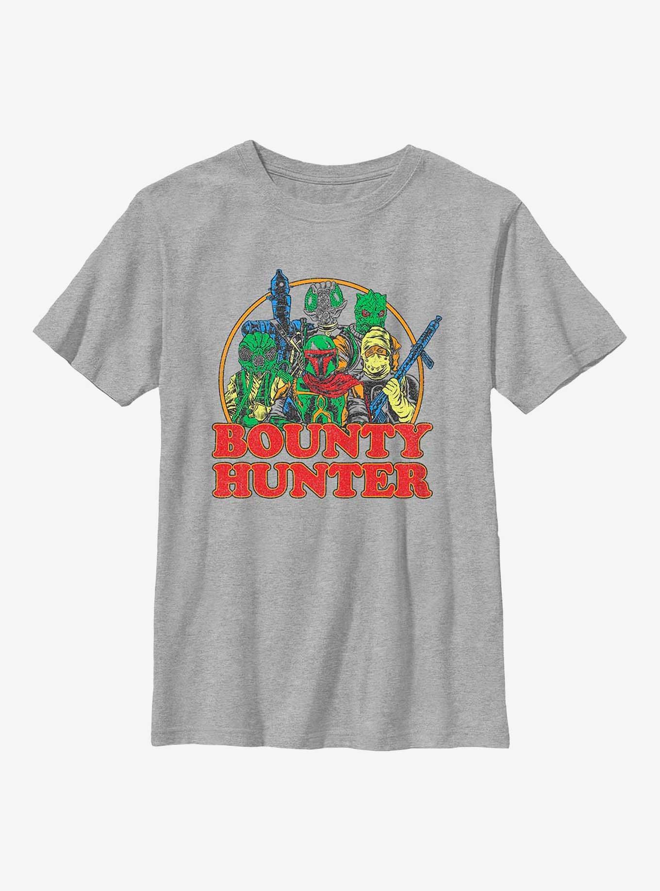 Star Wars Bounty Hunter Roundup Youth T-Shirt, ATH HTR, hi-res