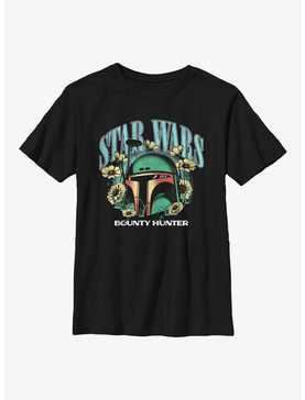 Star Wars Boba Fett Floral Youth T-Shirt, , hi-res
