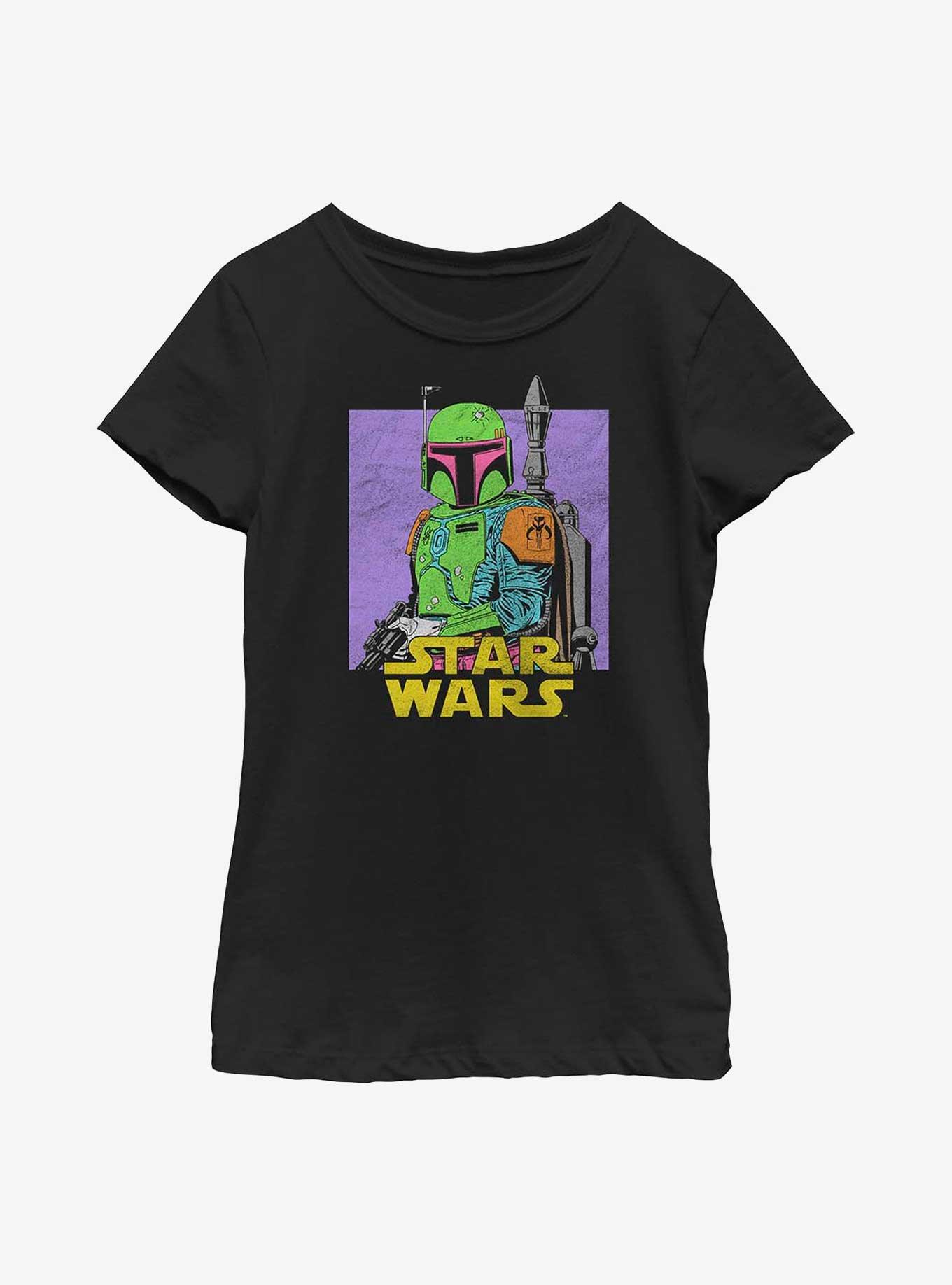 Star Wars Neon Boba Youth Girls T-Shirt, , hi-res