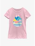 Star Wars Geometric Shaped Millennium Falcon Youth Girls T-Shirt, PINK, hi-res