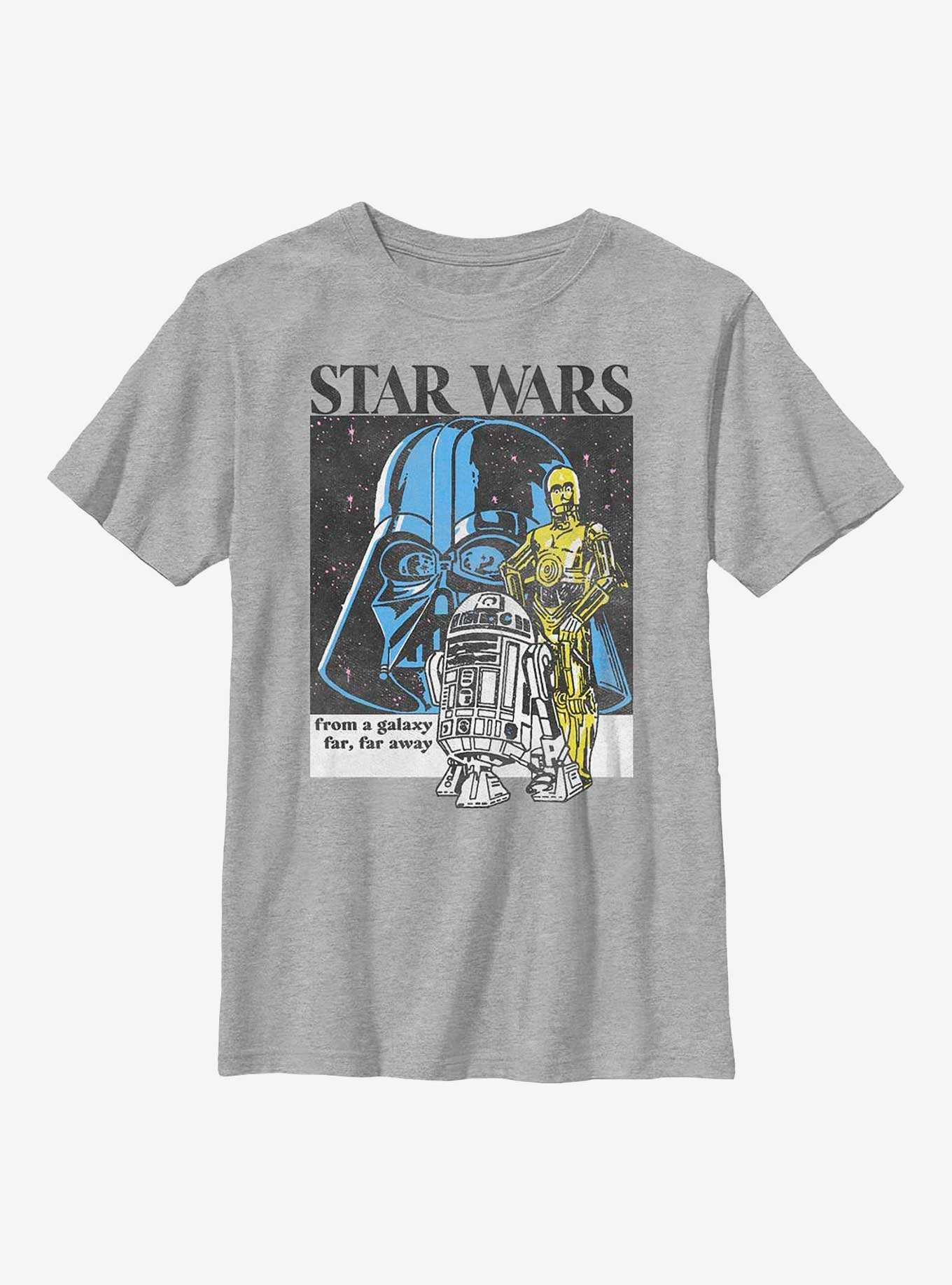 Star Wars Galaxy Poster Youth T-Shirt, , hi-res