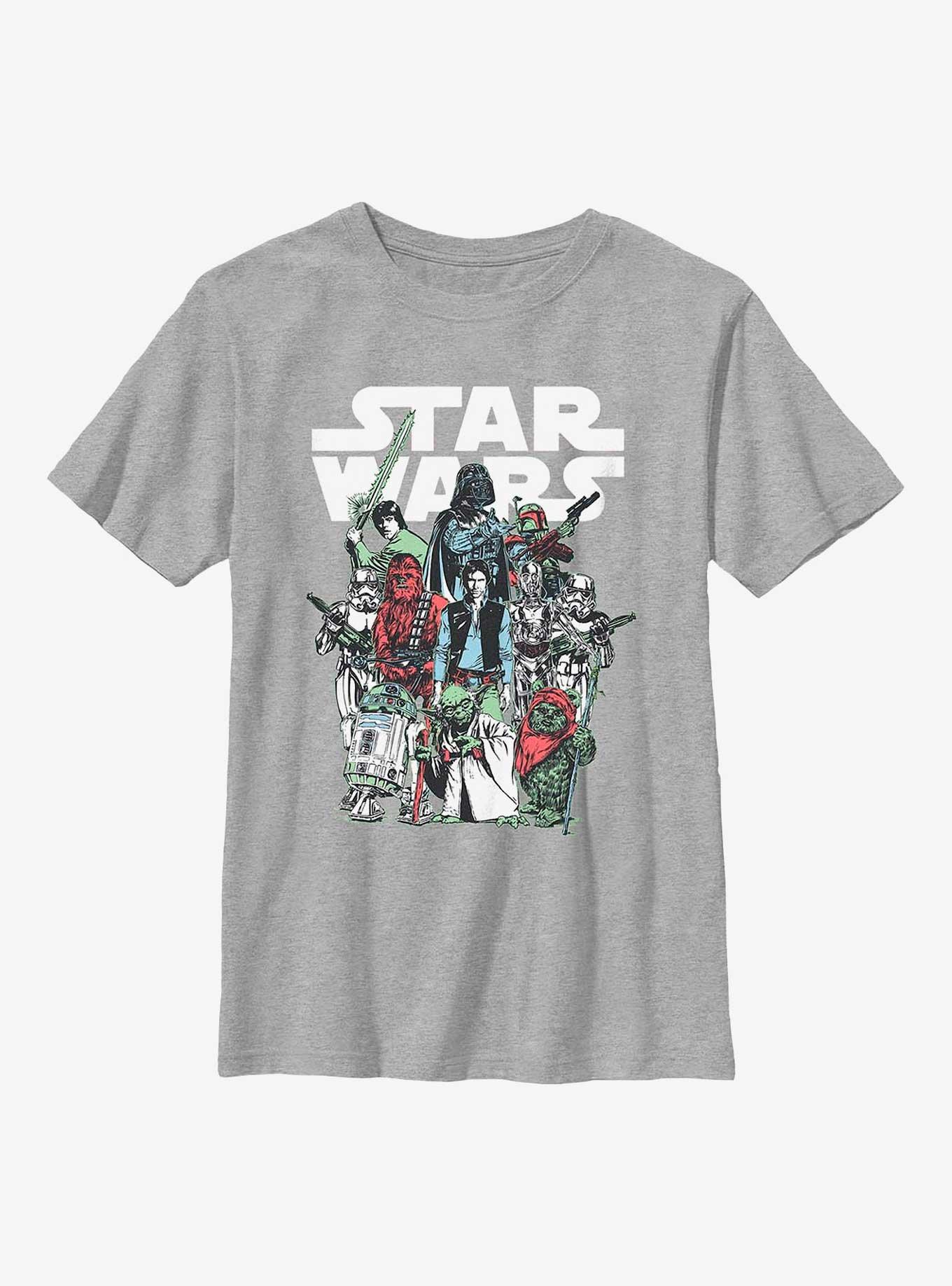 Star Wars Group Portrait Youth T-Shirt, , hi-res