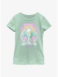 Disney Tinker Bell Retro Icon Youth Girls T-Shirt, MINT, hi-res