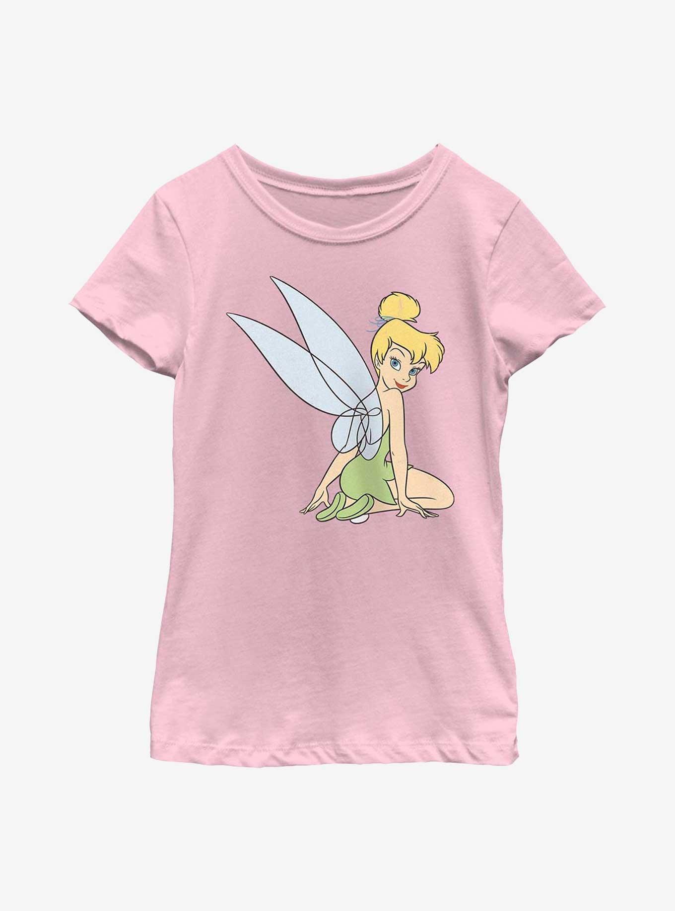 Disney Tinker Bell Tink Wings Youth Girls T-Shirt, PINK, hi-res