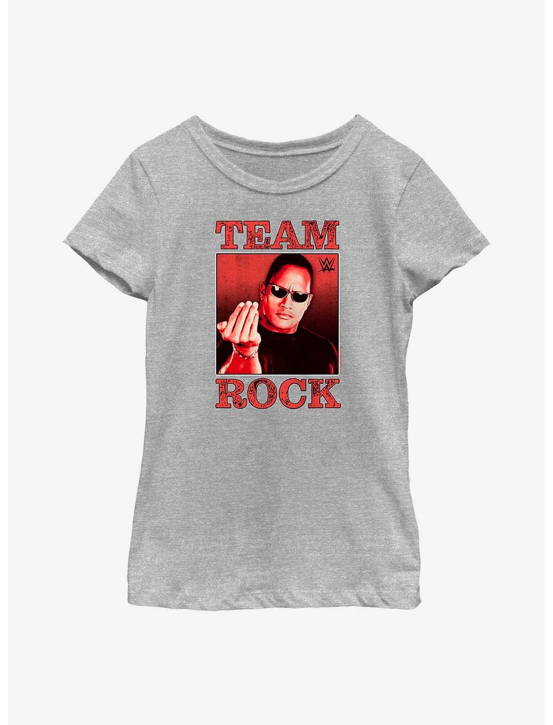 WWE Team Rock Youth Girls T-Shirt, ATH HTR, hi-res
