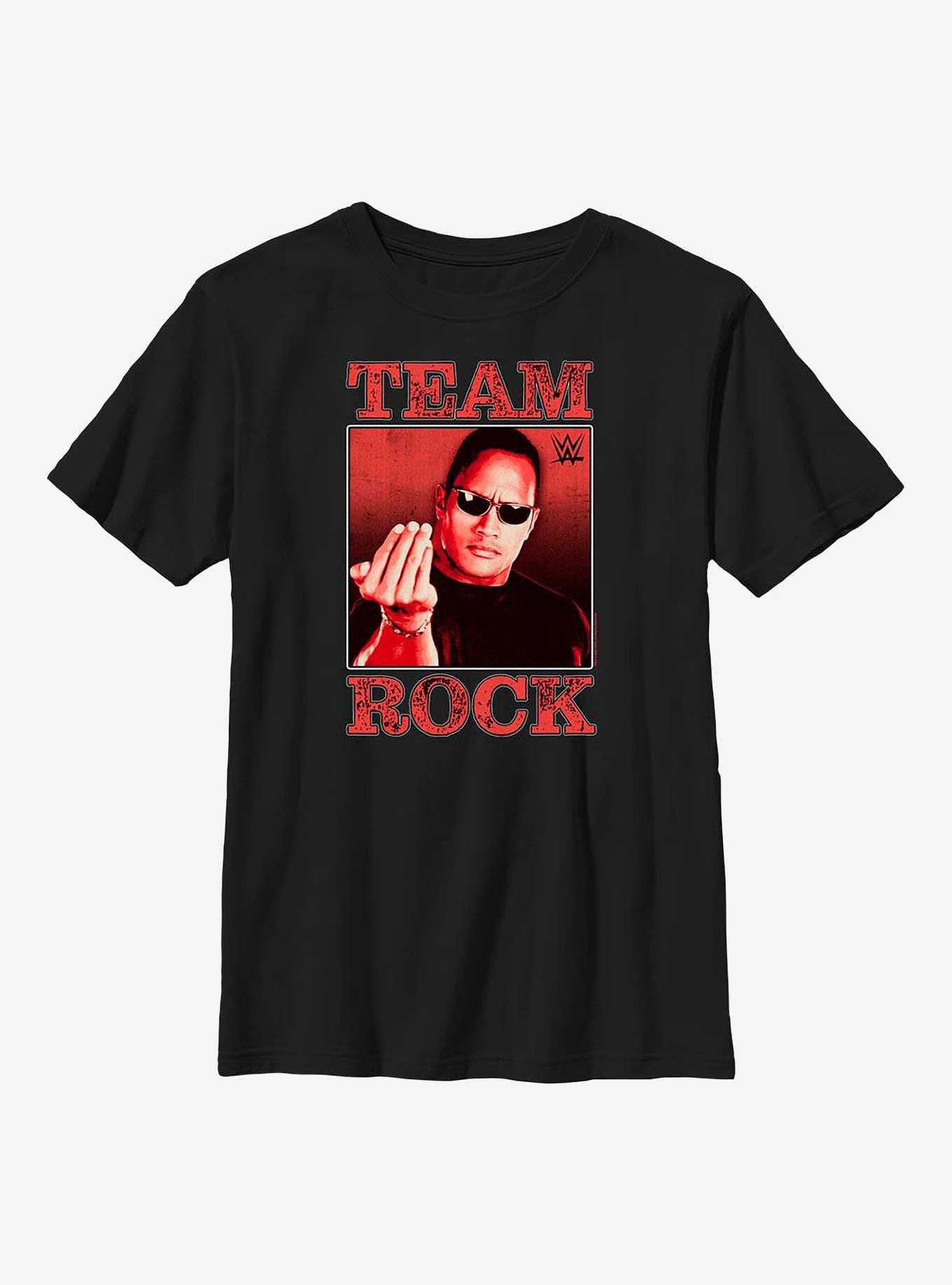 WWE Team Rock Youth T-Shirt, BLACK, hi-res