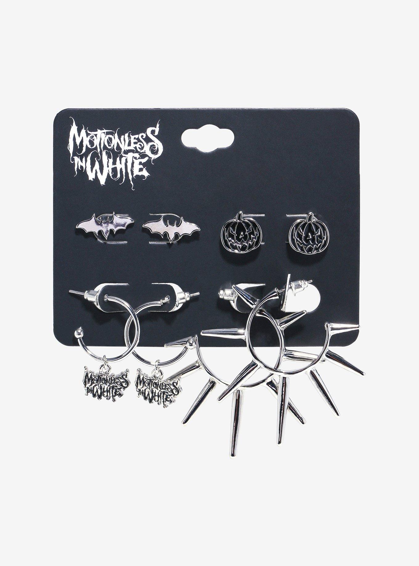 Motionless In White Icons Earring Set Hot Topic