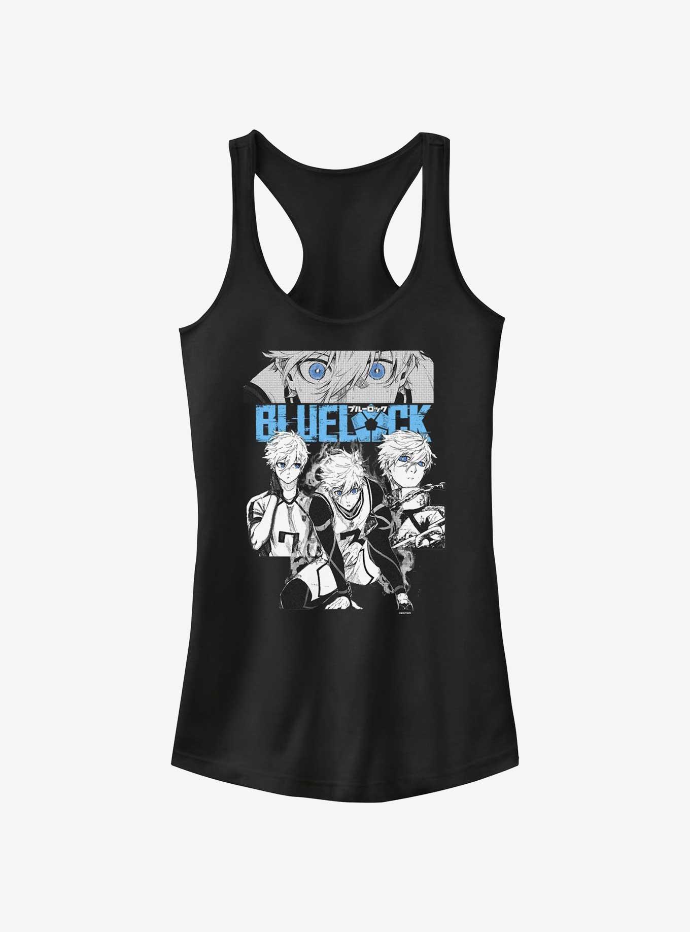 Blue Lock Midfielder Seishiro Nagi Girls Tank, BLACK, hi-res