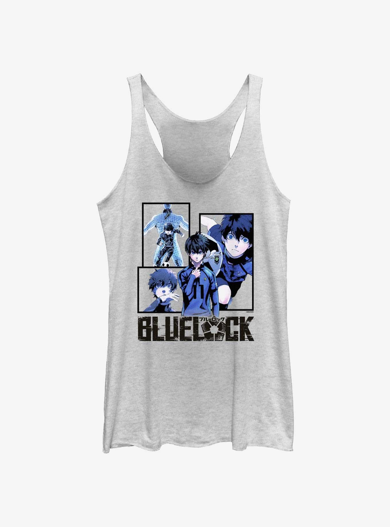 Blue Lock Yoichi Isagi Collage Girls Tank, WHITE HTR, hi-res