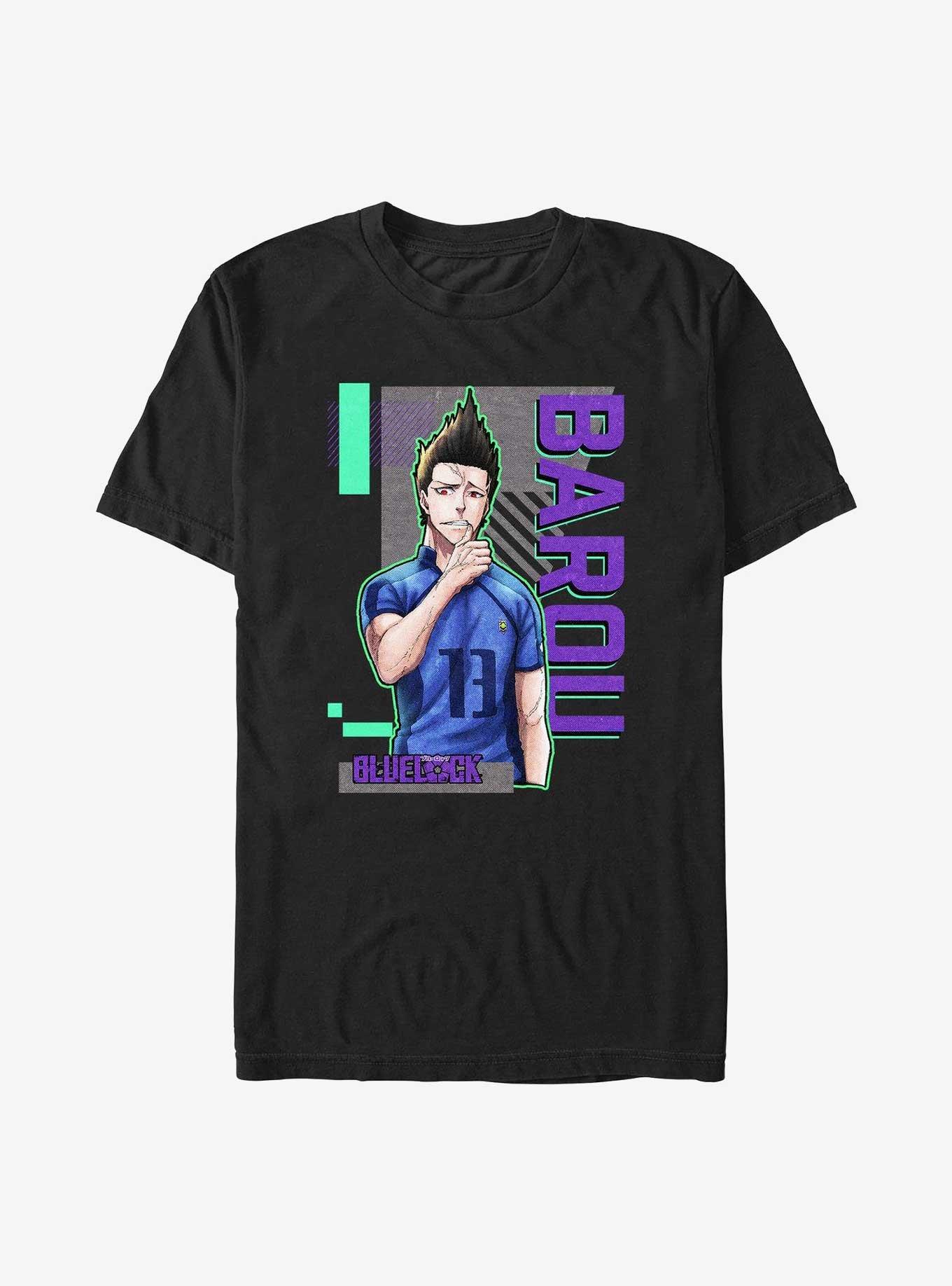 Blue Lock Barou Sporting T-Shirt, BLACK, hi-res