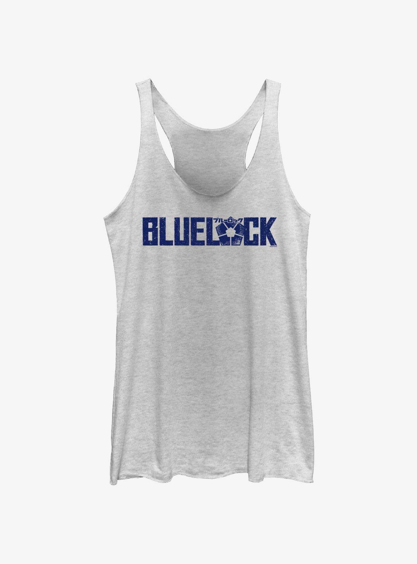 Blue Lock Glitch Logo Girls Tank, , hi-res