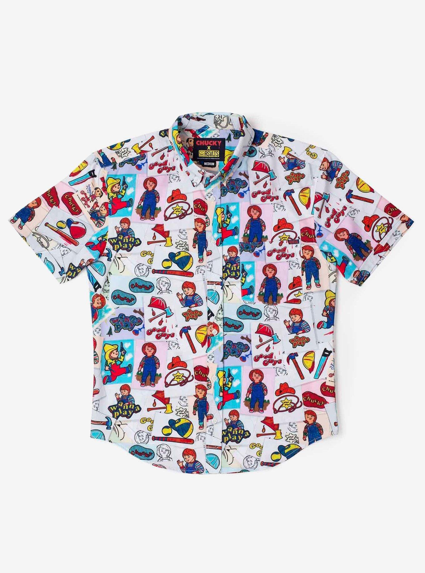 Chucky x RSVLTS "Wanna Color" Button-Up Shirt, MULTI, hi-res