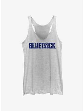 Blue Lock Glitch Logo Womens Tank Top, , hi-res