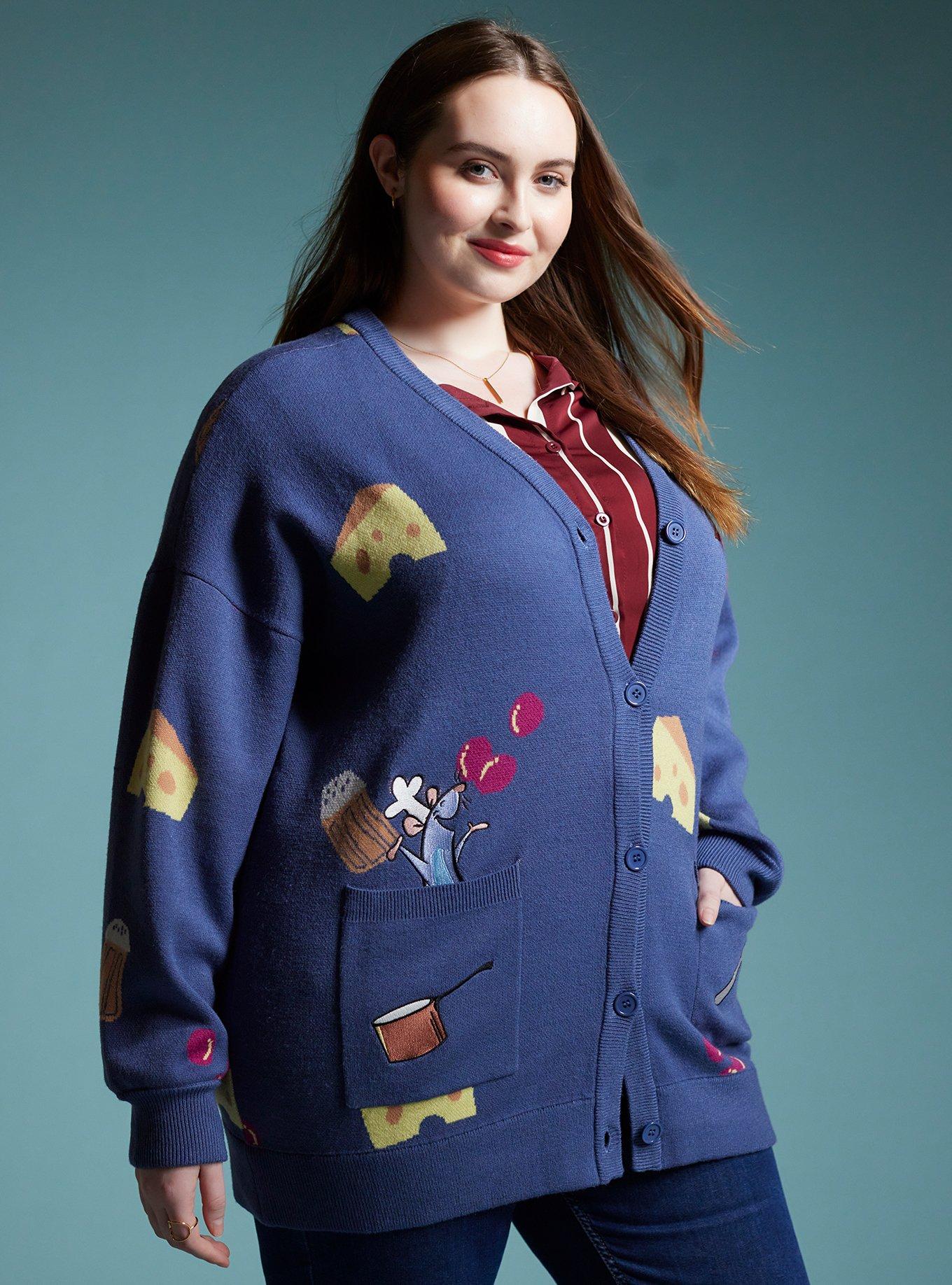 Her Universe Disney Pixar Ratatouille Food Cardigan Plus Size, , hi-res