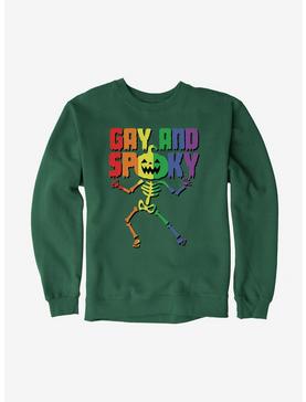 Hot Topic Rainbow Gay And Spooky Skeleton Sweatshirt, , hi-res