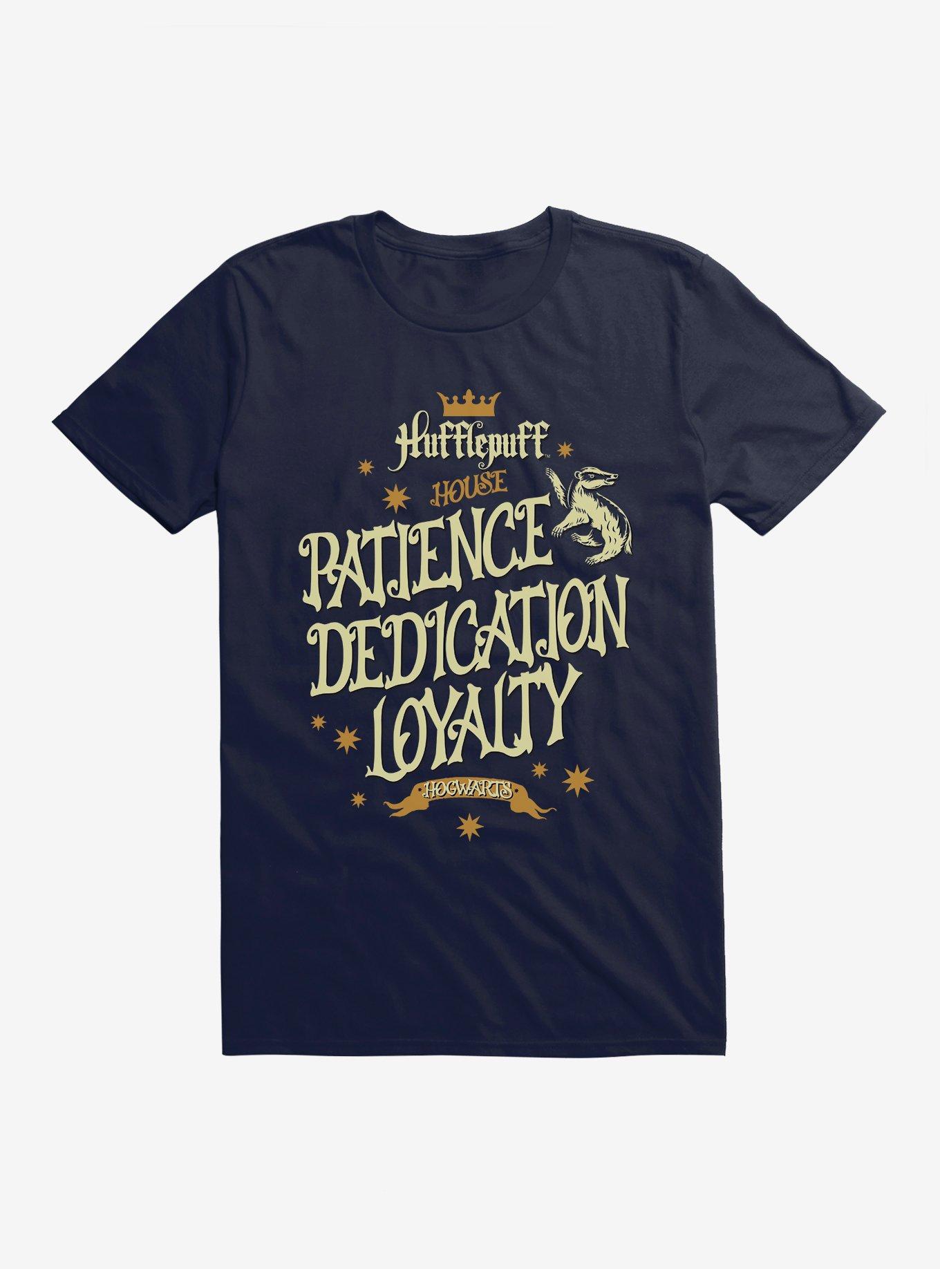 Harry Potter Hufflepuff Traits T-Shirt, NAVY, hi-res