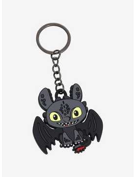 How to Train Your Dragon Toothless Keychain - BoxLunch Exclusive, , hi-res