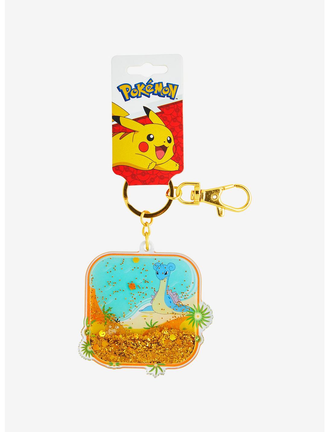 Pokémon Beach Scene Glitter Shaker Acrylic Keychain - BoxLunch Exclusive, , hi-res