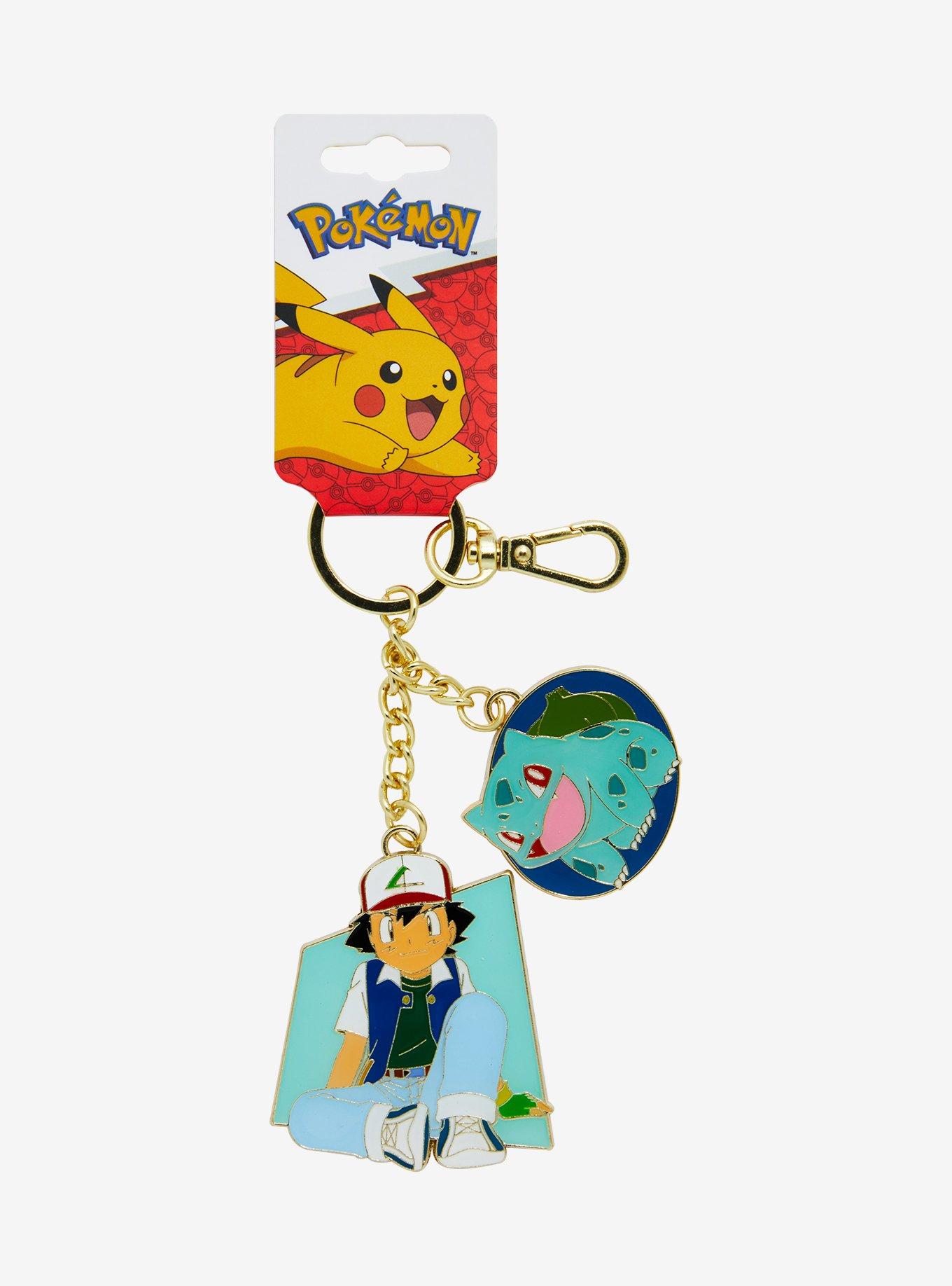 Pok&eacute;mon Ash and Bulbasaur Keychain - BoxLunch Exclusive, , hi-res