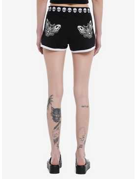 Black Pirate Girl Booty Shorts S - XL, sexy ladies underwear jolly roger  panties