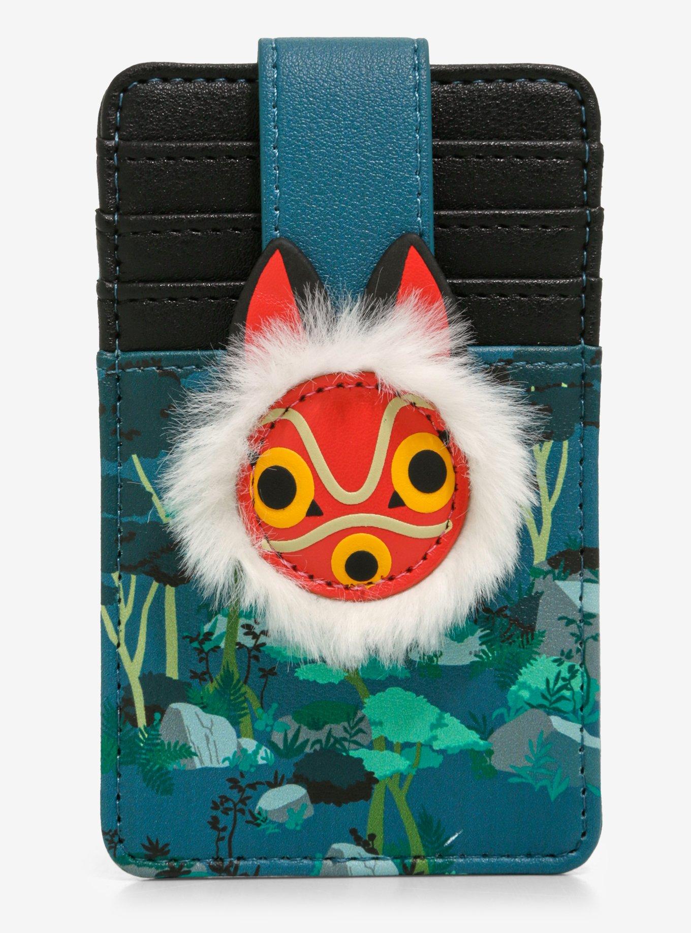 Studio Ghibli Princess Mononoke San & authentic Ashitaka Botanical Mini Backpack Wallet Se