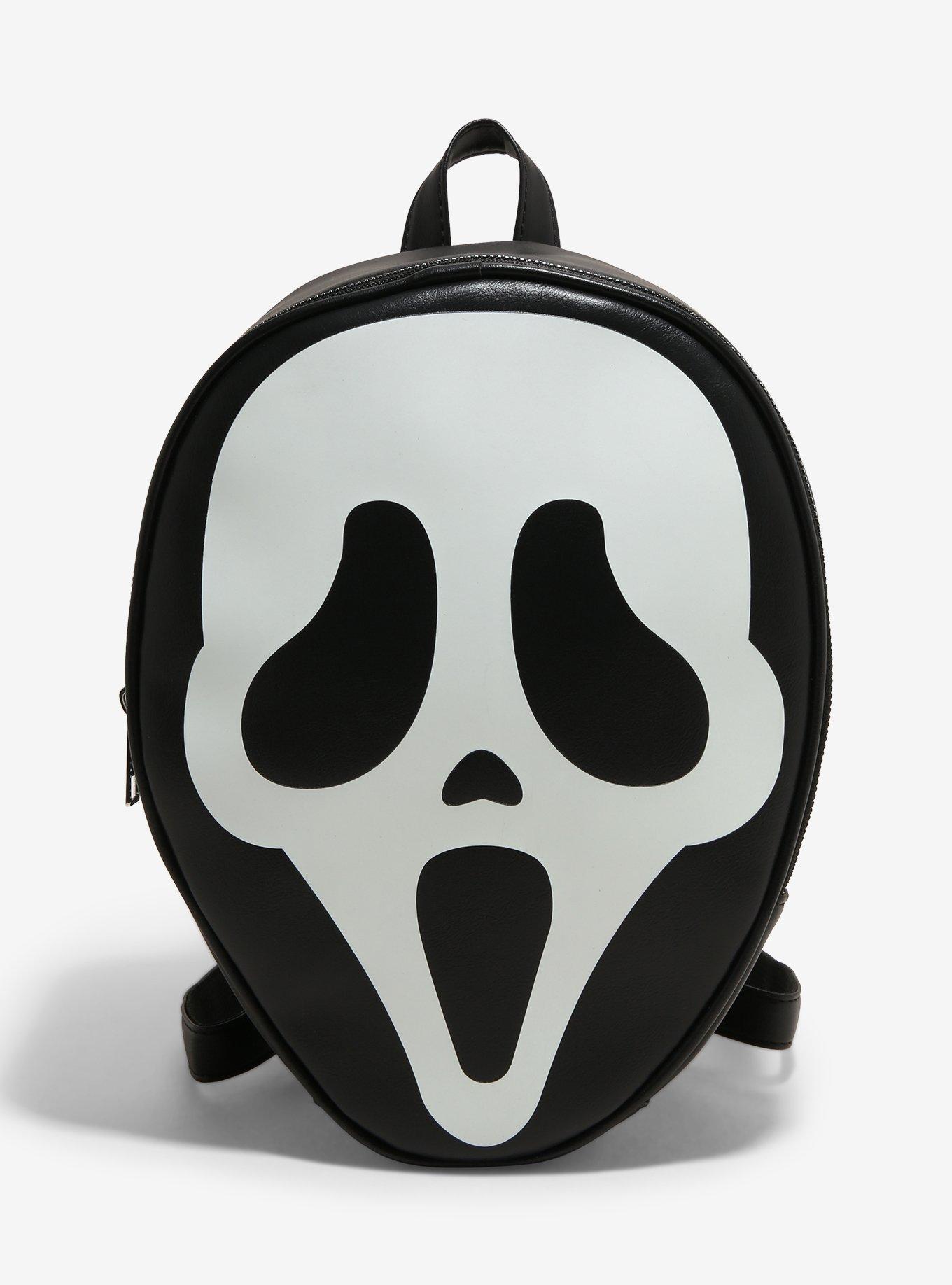 Ghost Face Mask Glow-In-The-Dark Mini Backpack