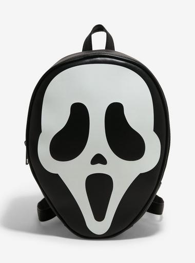Ghost Face Mask Glow-In-The-Dark Mini Backpack | Hot Topic display picture 1