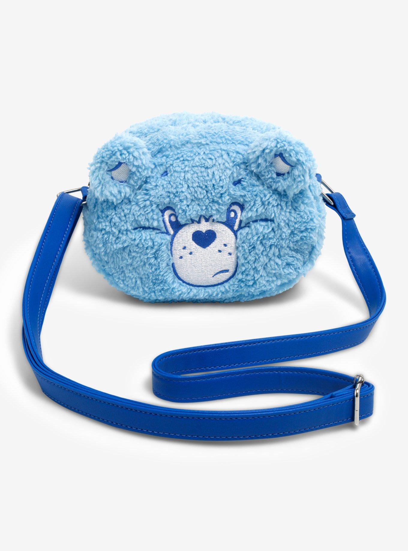 Loungefly Care Bears Grumpy Bear Fuzzy Crossbody Bag, , hi-res