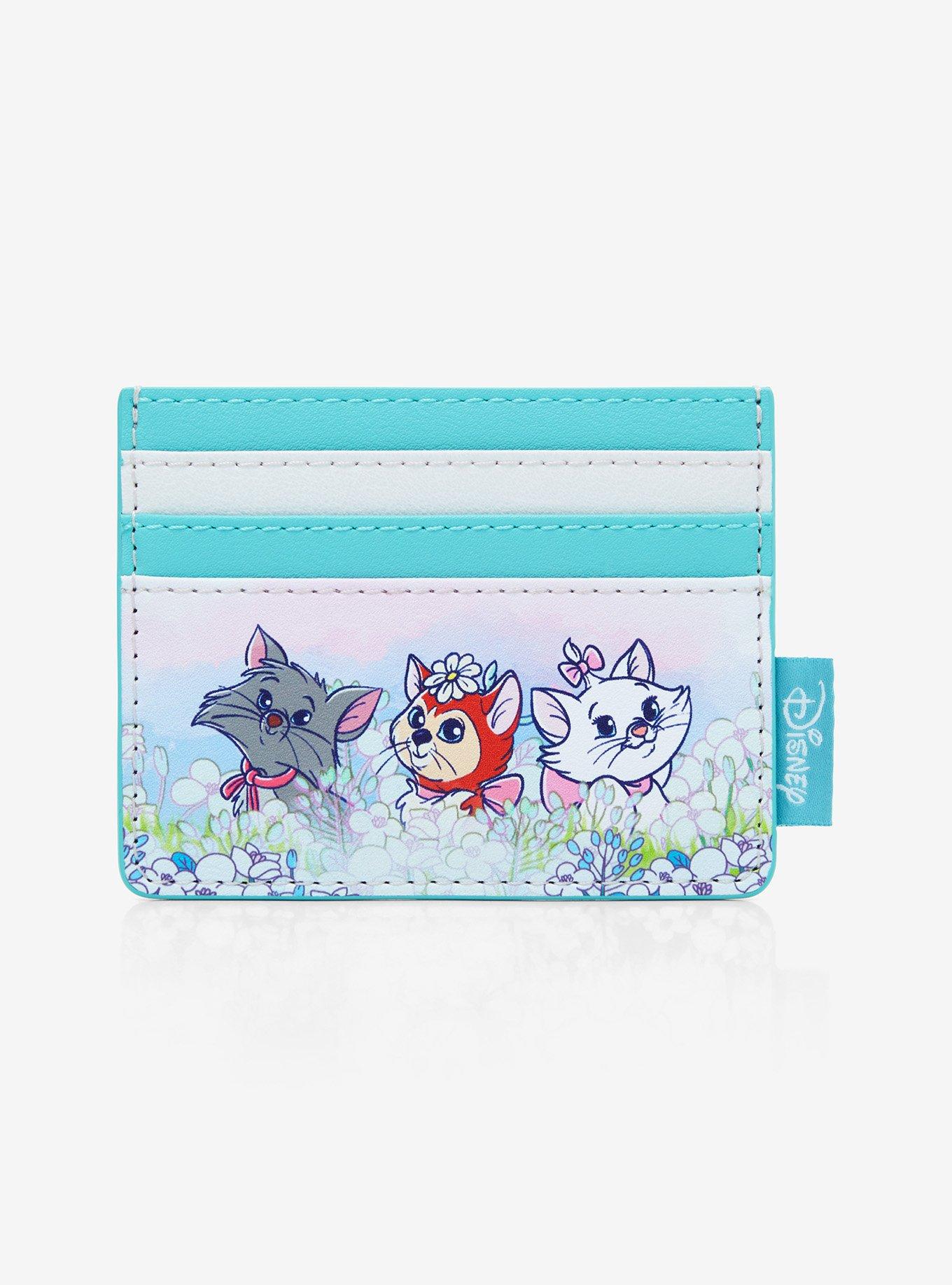 Loungefly Disney Cats Flower Field Cardholder, , hi-res