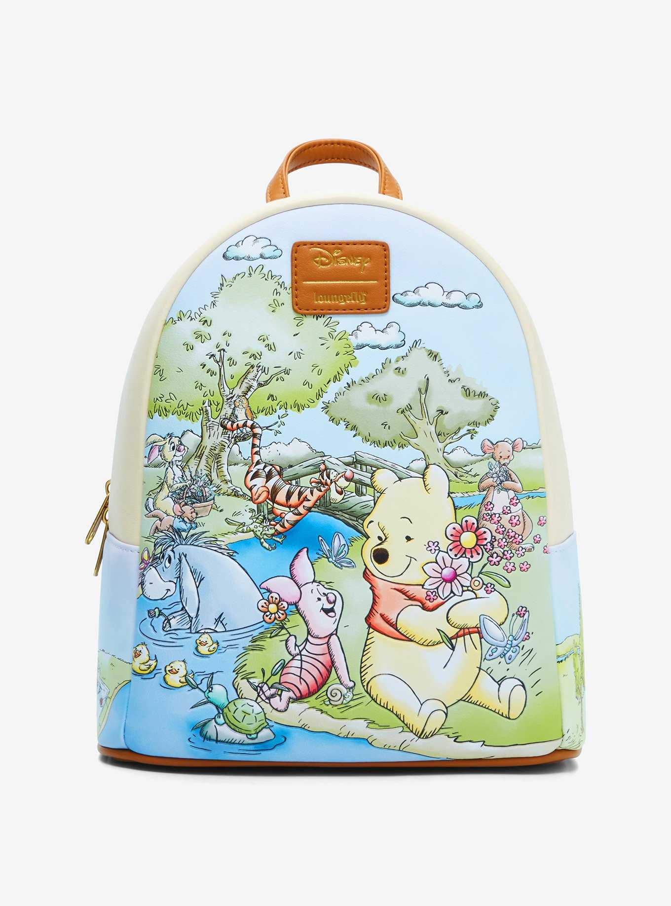 Loungefly Disney Winnie The Pooh Spring Scene Mini Backpack, , hi-res