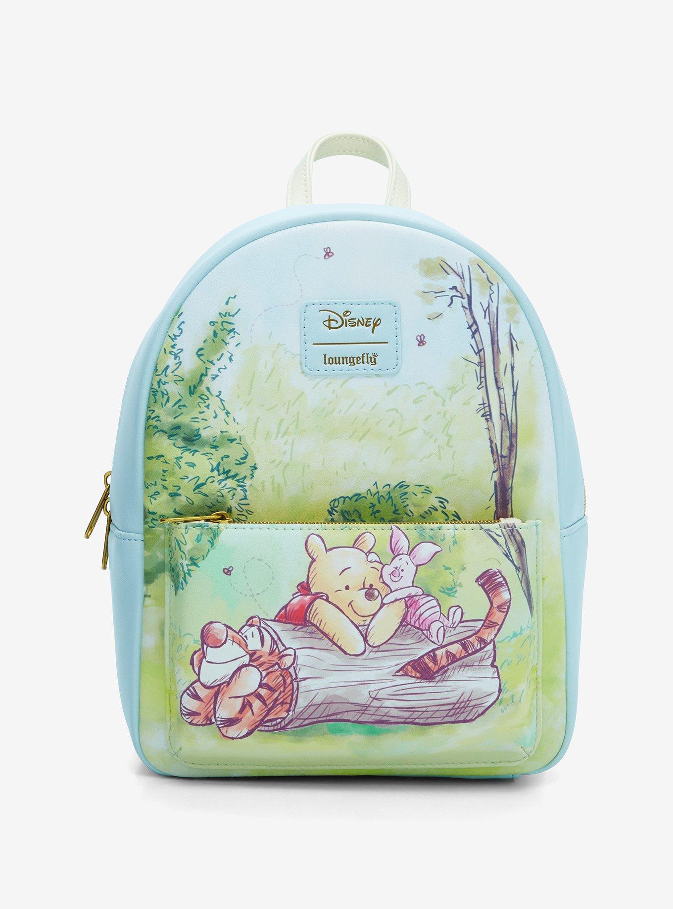 Winnie the Pooh denim shops mini loungefly Disney backpack