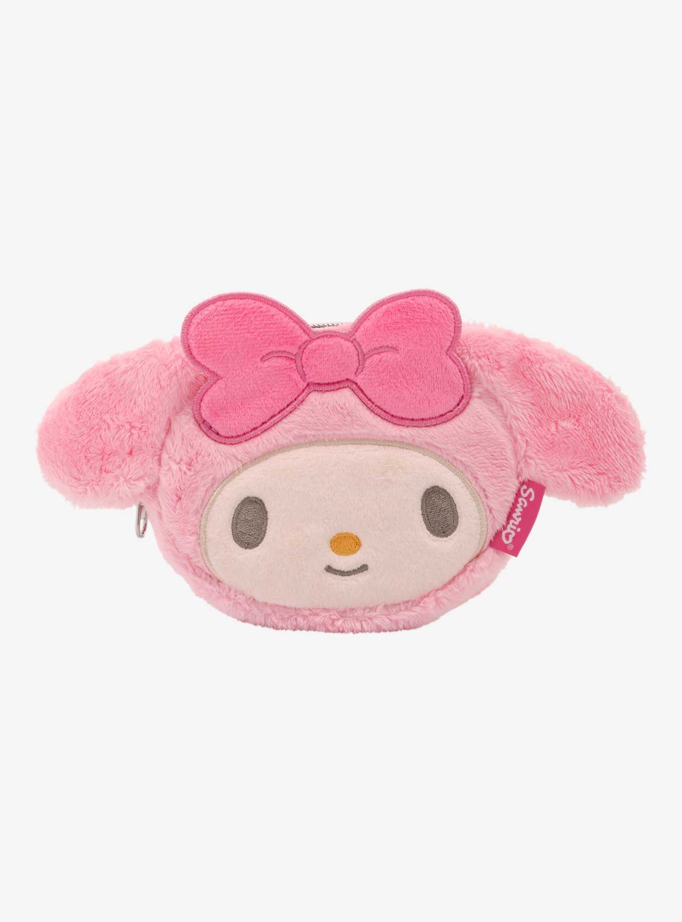 Loungefly My Melody Fuzzy Figural Coin Purse, , hi-res