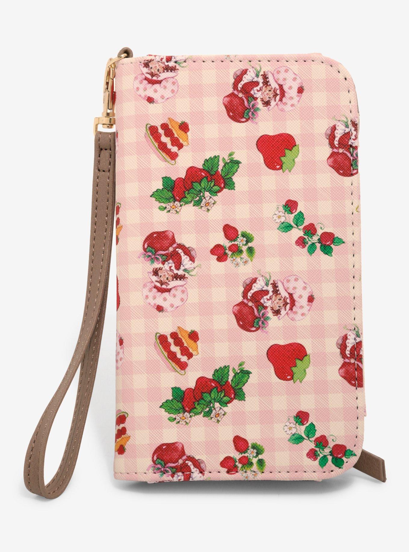 Strawberry Shortcake Gingham Tech Wallet, , hi-res