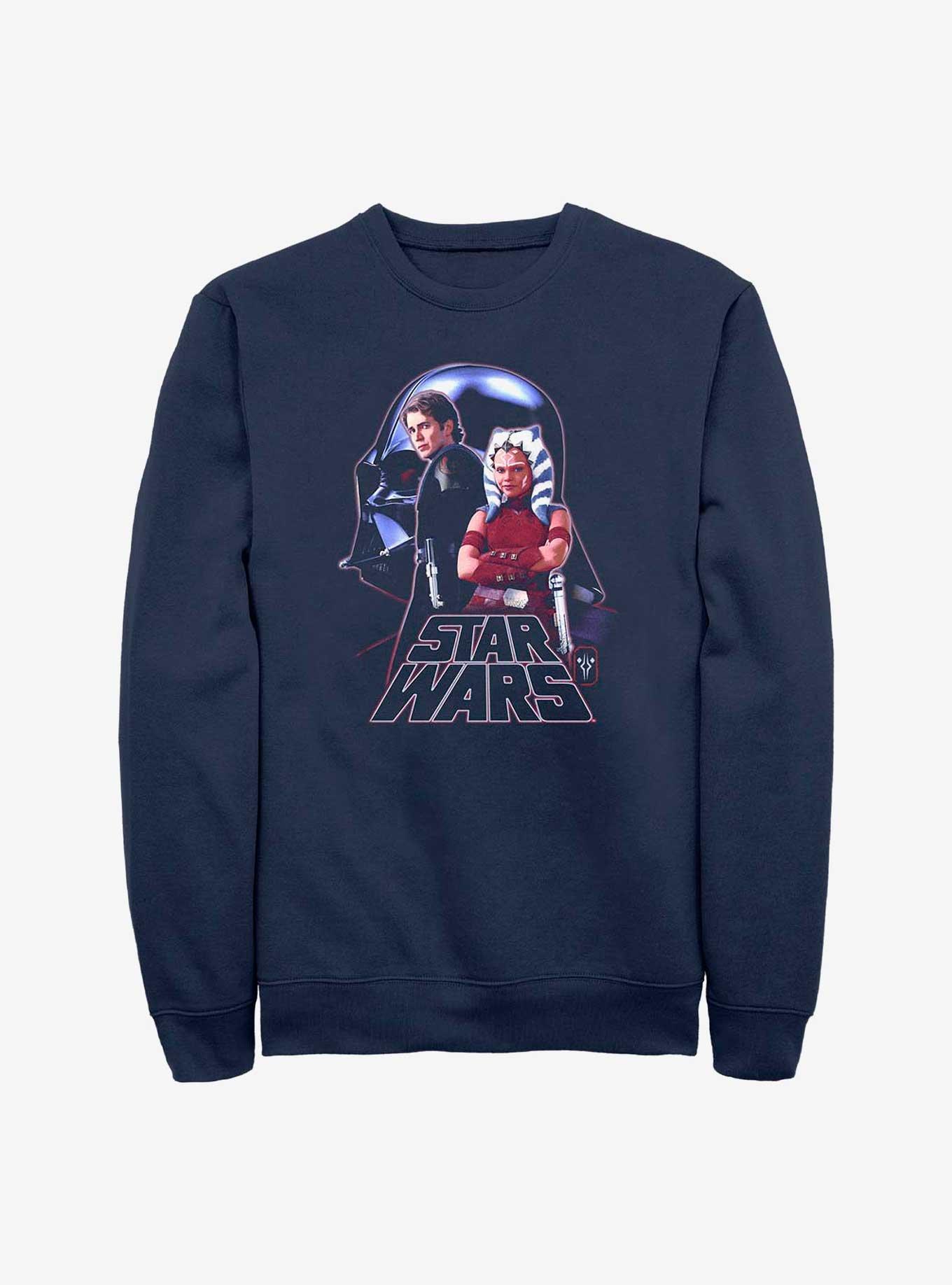 Disney Ahsoka Anakin Skywalker and Young Ahsoka Sweatshirt, , hi-res