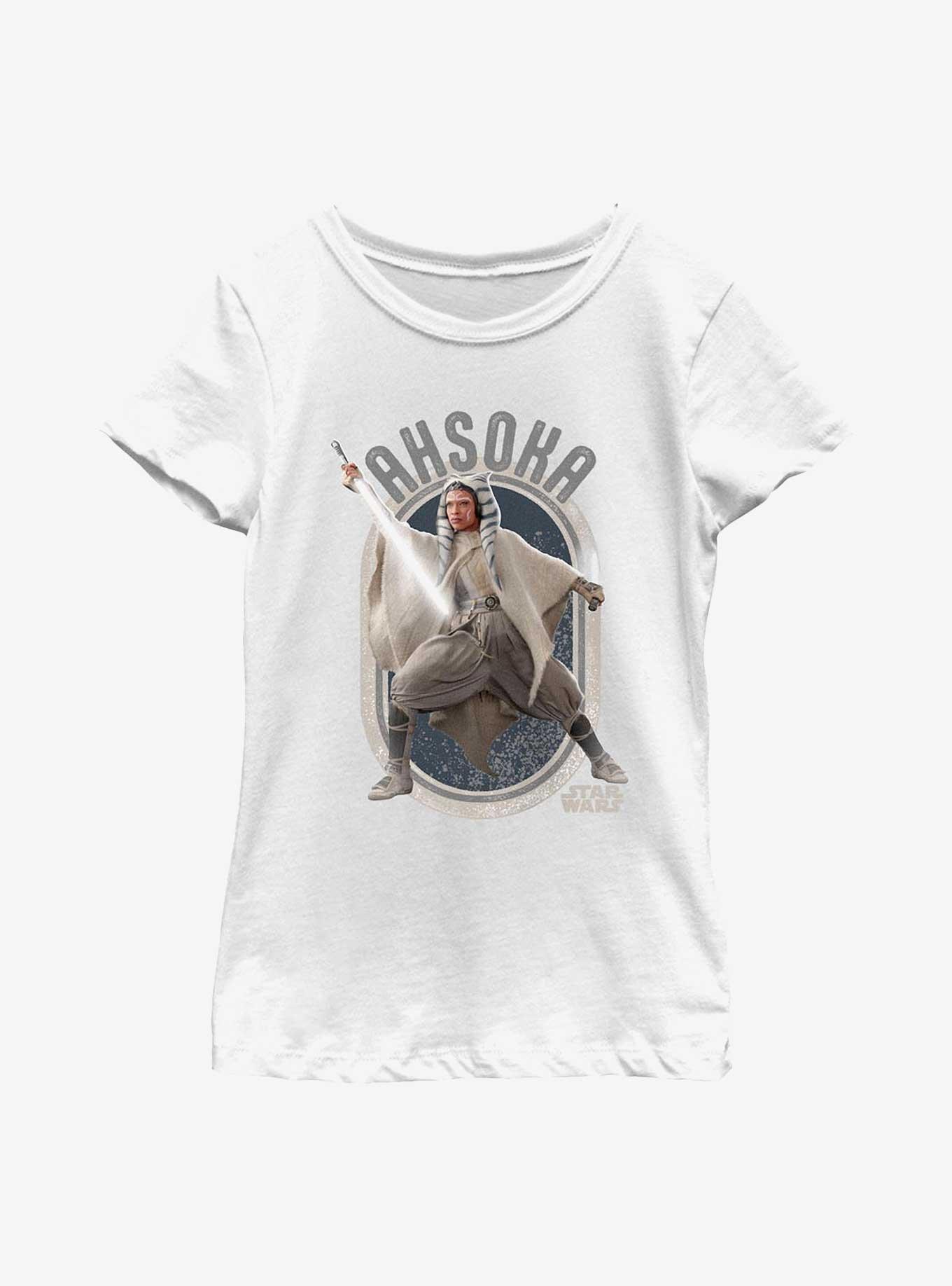 Disney Ahsoka The White Youth Girls T-Shirt, , hi-res