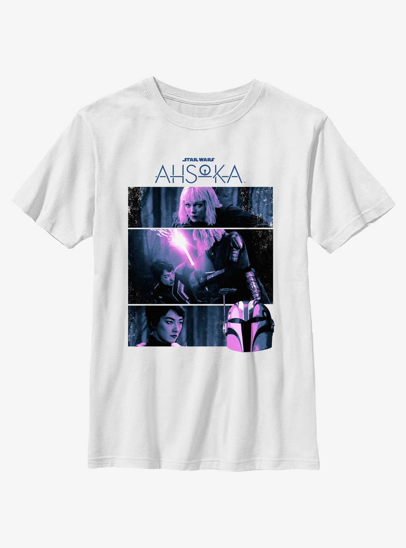 Disney Ahsoka Sabine vs. Shin Hati Lightsaber Battle Youth T-Shirt, , hi-res