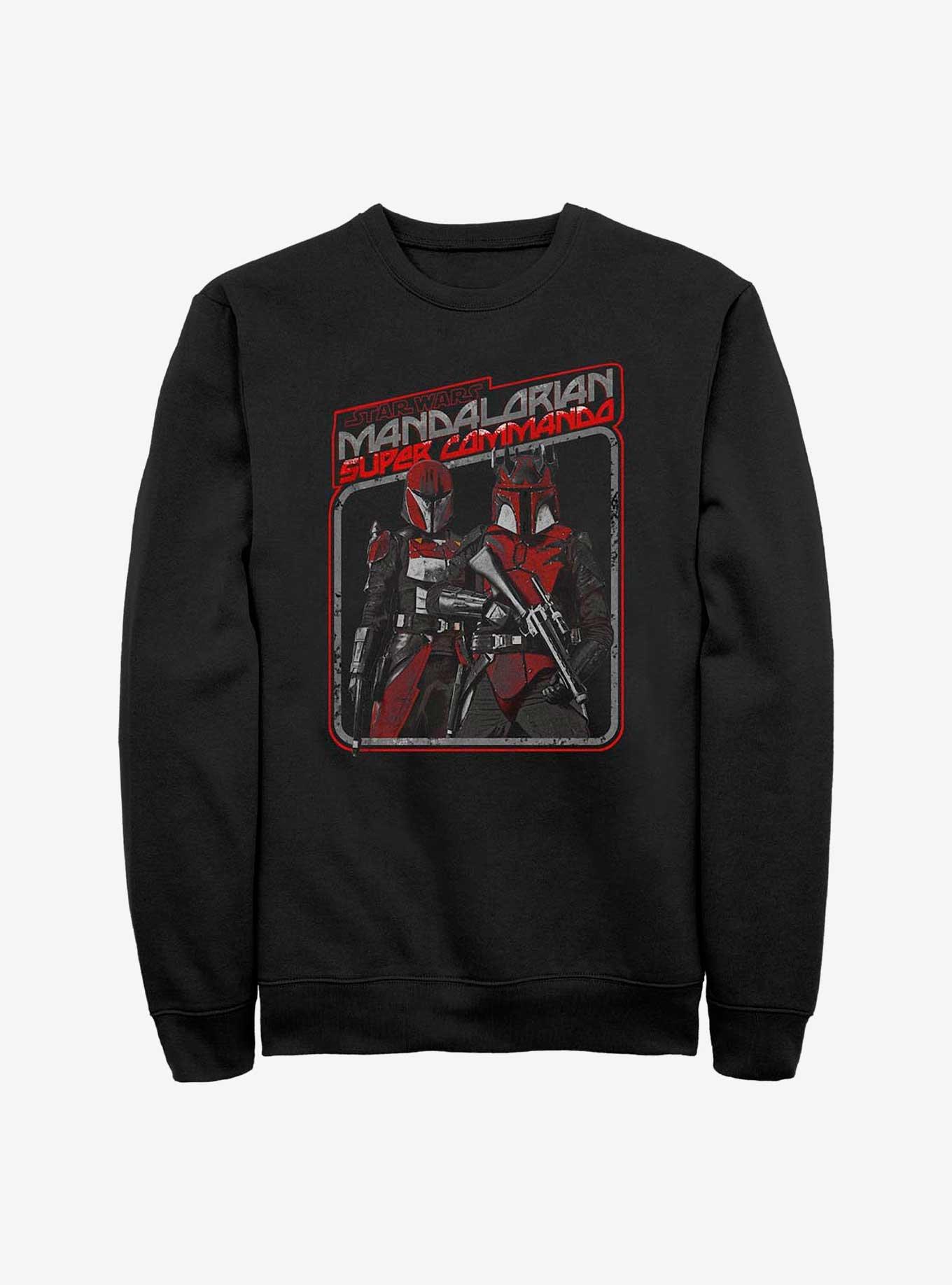 Disney Ahsoka Mandalorian Super Commando Sweatshirt, BLACK, hi-res