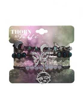Thorn & Fable Cottage Grunge Bead Cord Bracelet Set, , hi-res